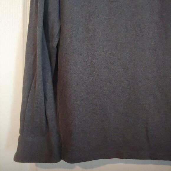 Johnnie-O Crown Fleece 1/4 Button Pullover Gray Outdoor Golf Soft XL - Picture 5 of 12